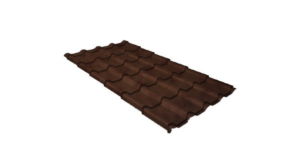 Металлочерепица камея 0,45 Safari Twincolor Brown купить в Твери