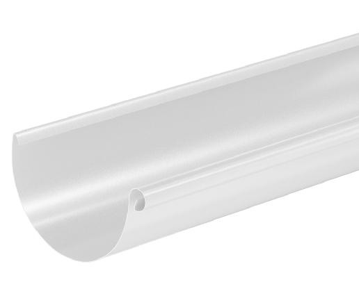 Водосток Aquasistem, система 125x90 - Водосточный желоб 3.00м RAL 9003 Белый купить в Твери