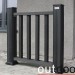 Ограждение из ДПК Outdoor Классик 3D STORM чёрный купить в Твери