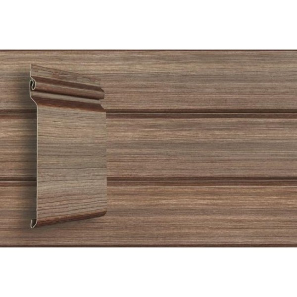 Виниловый сайдинг Grand Line Natural-Брус Tundra - Кедр купить в Твери