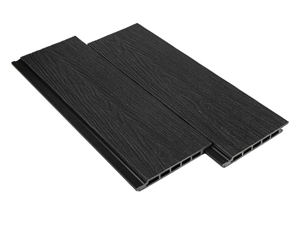 Фасадная панель из ДПК Deckart Vista 3D с текстурой дерева Графит купить в Твери