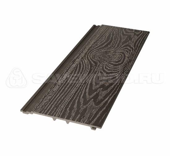 Сайдинг из дпк savewood sw-cedrus тангенциальный распил темно-коричневый купить в Твери