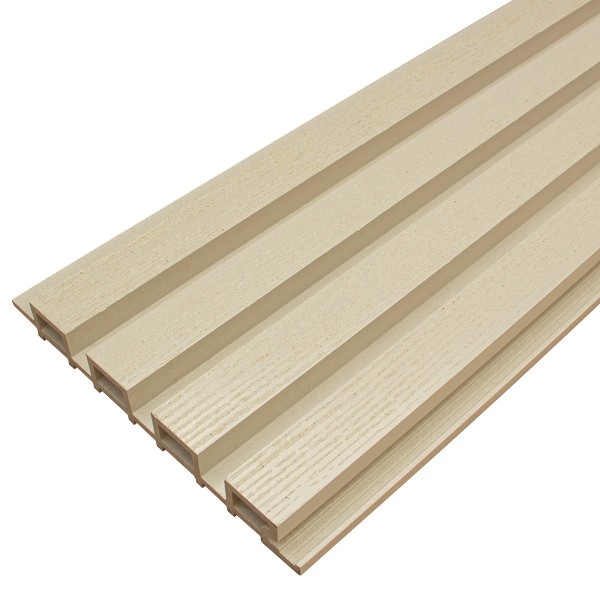 Фасадная доска из ДПК Faynag Wood Рейка Слоновая кость купить в Твери