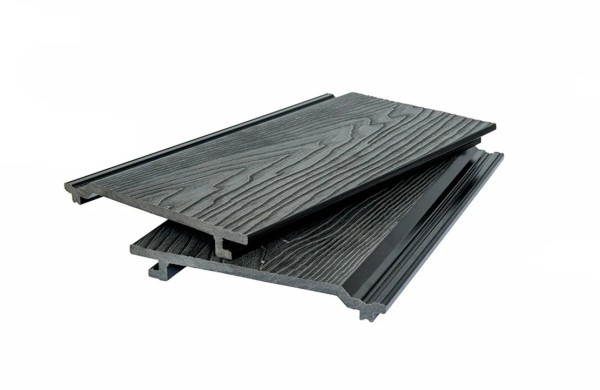 Фасадная доска 3D WOOD BRUSHING, чёрный купить в Твери