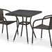 Комплект плетеной мебели AFINA из иск. ротанга T282BNT/Y137C-W53 Brown 2Pcs купить в Твери