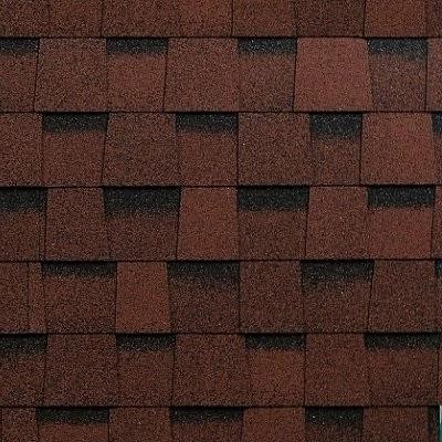 Двухслойная ламинированная черепица Shinglas, серия Фазенда – Красный купить в Твери