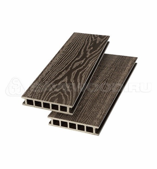 Террасная доска из ДПК SW-Fagus «SaveWood» темно-коричневый купить в Твери