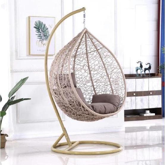 Кресло Подвесное из искусственного ротанга AFM-169A-XLB Beige купить в Твери