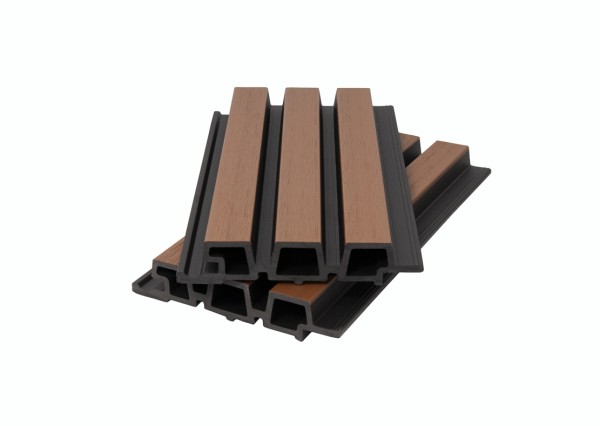 Фасадная панель брусковая двухцветная co-extrusion, sand mix купить в Твери