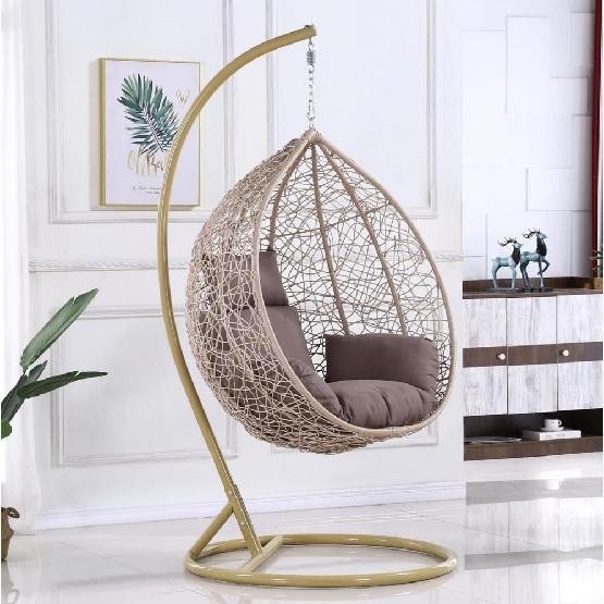 Кресло Подвесное из искусственного ротанга AFM-169A-LB Beige купить в Твери