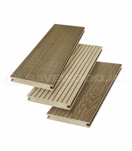 Террасная доска SW Fraxinus (R) полнотелая «SaveWood» Тик купить в Твери
