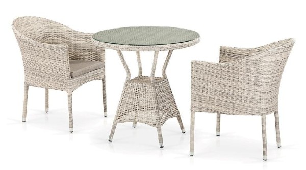 Комплект плетеной мебели AFINA из иск. ротанга T705ANT/Y350-W85 Latte 2Pcs купить в Твери