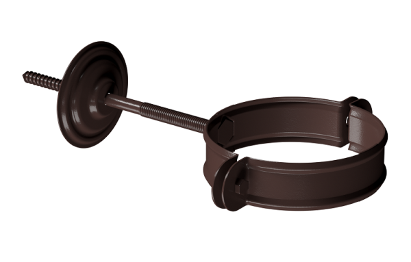Хомут трубы D90 Döcke STAL PREMIUM Шоколад, (RAL 8019) купить в Твери