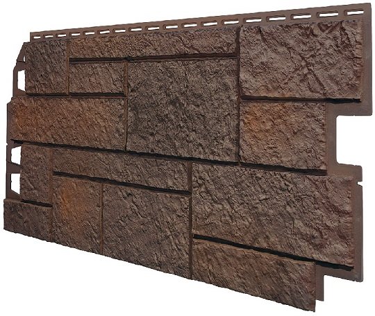 Фасадная панель VOX Sandstone (Сандстоун) темно коричневый купить в Твери