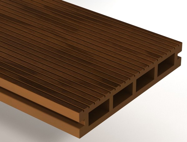 Террасная доска из ДПК WOODVEX Expert Тик купить в Твери