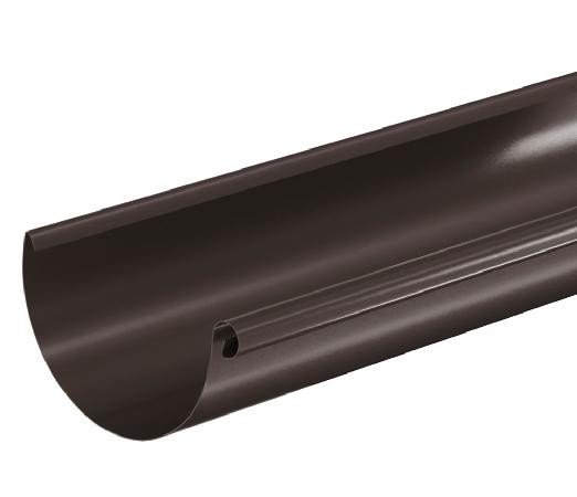 Водосток Aquasistem, система 150/100 - Водосточный желоб 3.00м RR 32 Тёмно Коричневый купить в Твери