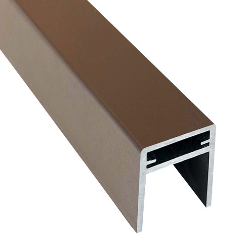 П-профиль Алюминиевый EasyDecking 35x25 Венге купить в Твери