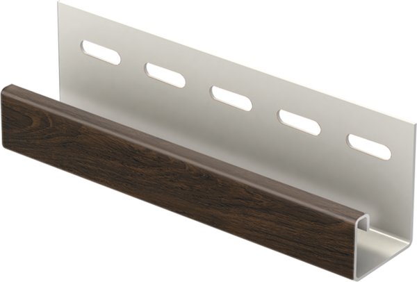 J-планка к Софиту PRO Тёмный орех купить в Твери