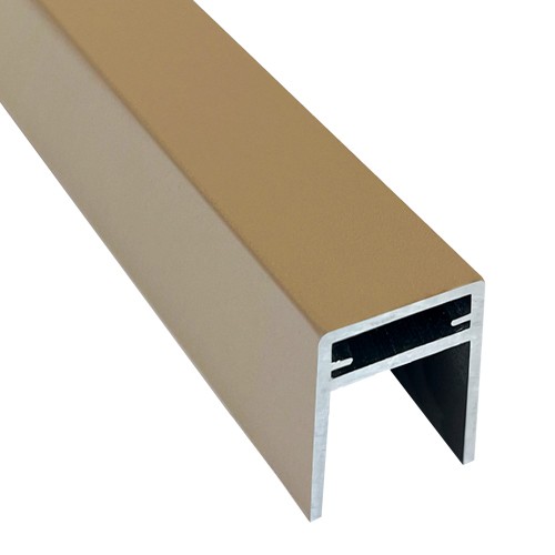П-профиль Алюминиевый EasyDecking 35x25 Дуб купить в Твери