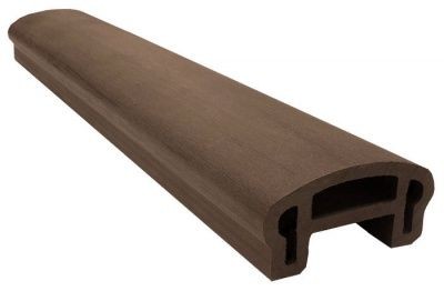 Перила вехнее фигурное Woodvex Select Темно - Коричневый купить в Твери