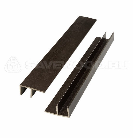 F-профиль ДПК Savewood – Тёмно-коричневый купить в Твери