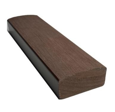 Лавочный брус Ecodecking Некст полнотелый брашированный 70х35 шоколад купить в Твери