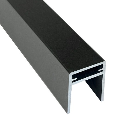 П-профиль Алюминиевый EasyDecking 35x25 Черное дерево купить в Твери