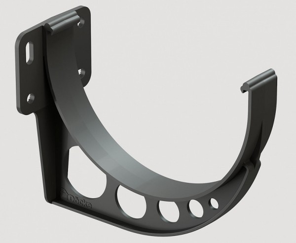 Кронштейн желоба ПВХ Docke STANDART серый купить в Твери