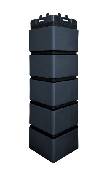 Угол Grand Line клинкерный кирпич ПРЕМИУМ Графит (шов RAL 9005) купить в Твери