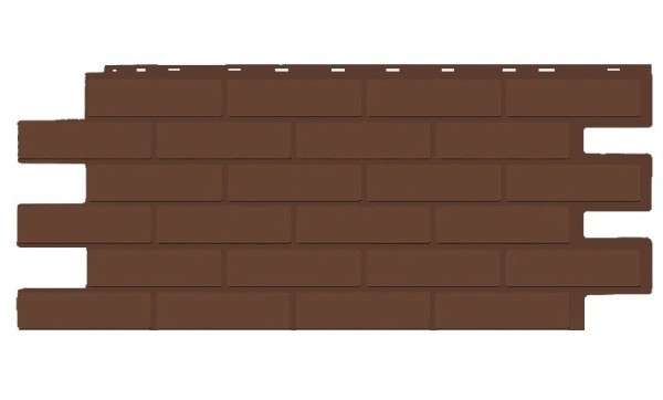 Фасадная панель T-Siding Кирпич Модерн Эко Браун купить в Твери