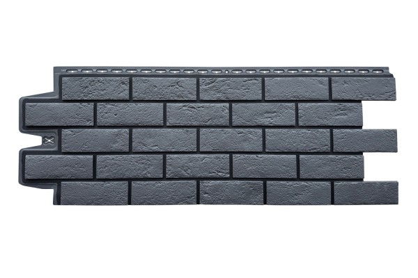 ФП Grand Line состаренный кирпич премиум Графит (шов RAL 9005) купить в Твери