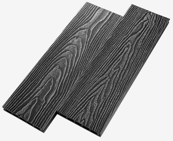 Террасная доска из ДПК RusDecking Unodeck Vintage - Графит купить в Твери
