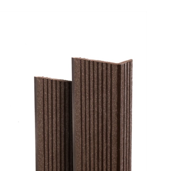 Угол торцевой Ecodecking Техно 70х35x3000 Шоколад купить в Твери