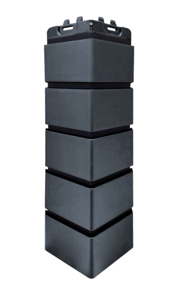 Угол Grand Line состаренный кирпич премиум Графит (шов RAL 9005) купить в Твери