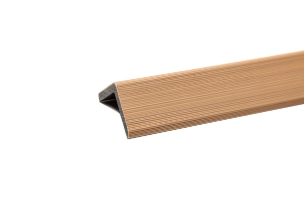 Уголок торцевой Ecodecking Скай коэкструзия 45х45х3000 Бук купить в Твери