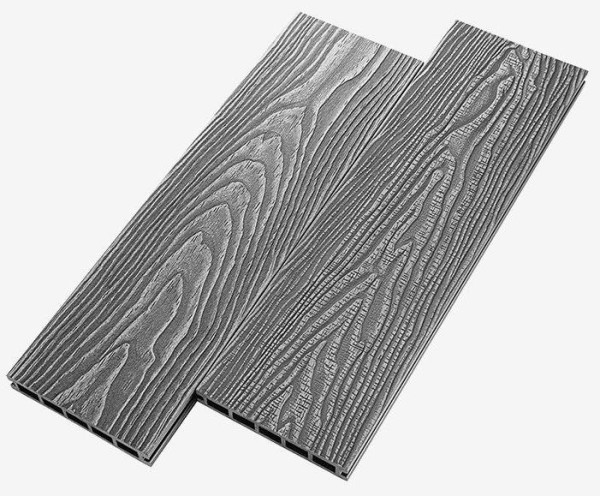 Террасная доска из ДПК RusDecking Unodeck Vintage - Серый купить в Твери