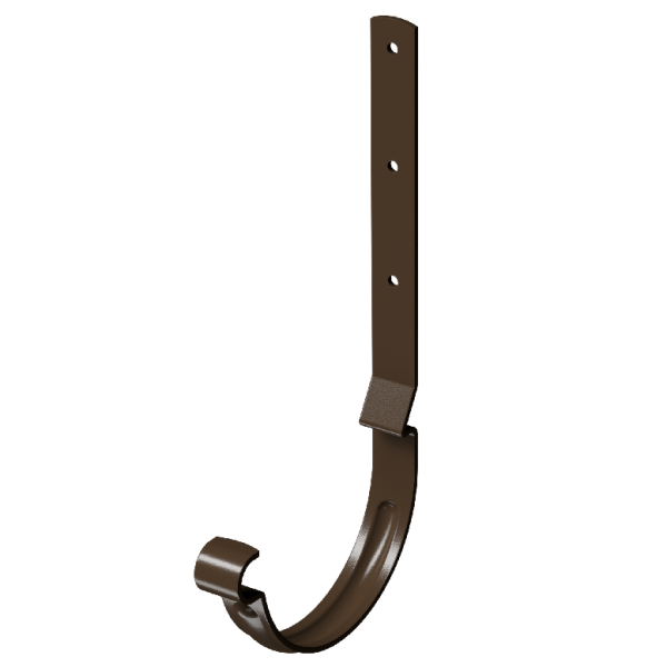 Карнизный крюк длинный D125 Döcke STAL PREMIUM Каштан, (RAL 8017) купить в Твери