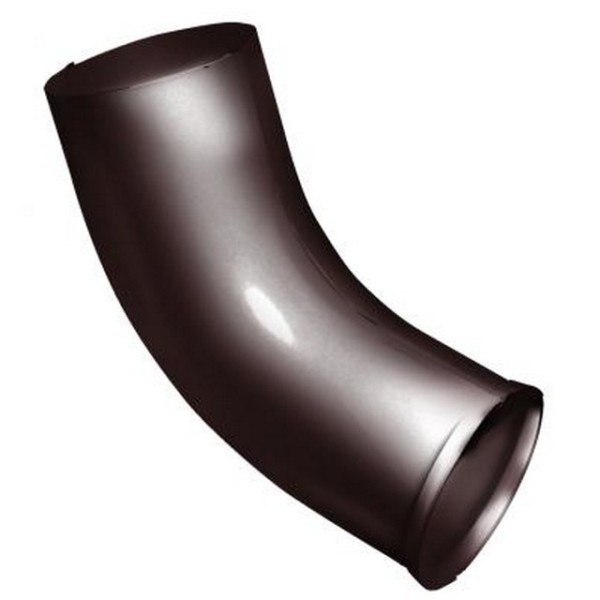 Водосток Grand Line 125x90 – Колено сливное RAL 8017 купить в Твери