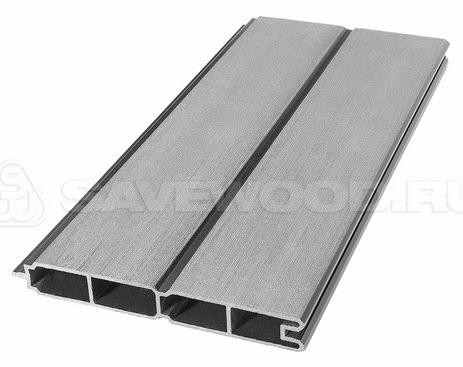 Заборный профиль из ДПК Savewood SW Agger матовый пепельный купить в Твери